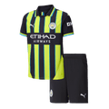 Manchester City Away Soccer Jersey Kit 2024/25 Kids(Jersey+Shorts) - Football Shirt | SmartJerseys | Official Quality
