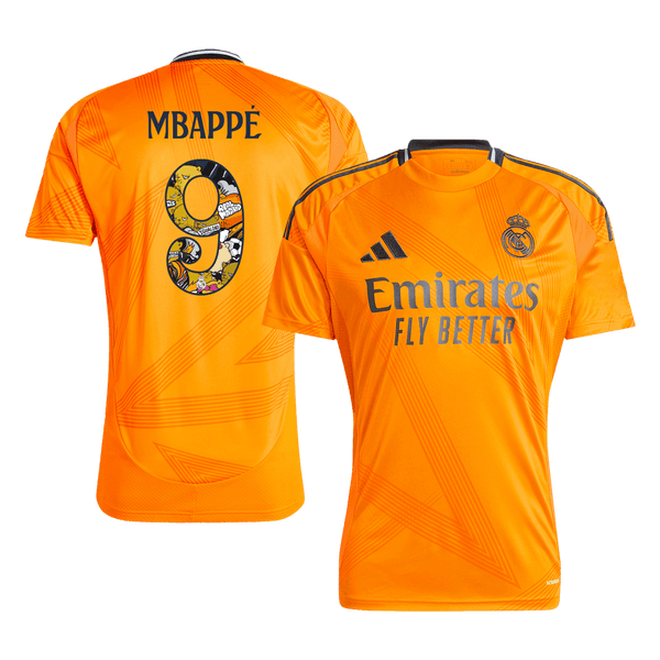 Real Madrid MBAPPÉ #9 Away Jersey 2024/25 - Bear Champ Font - Football Shirt | SmartJerseys | Official Quality