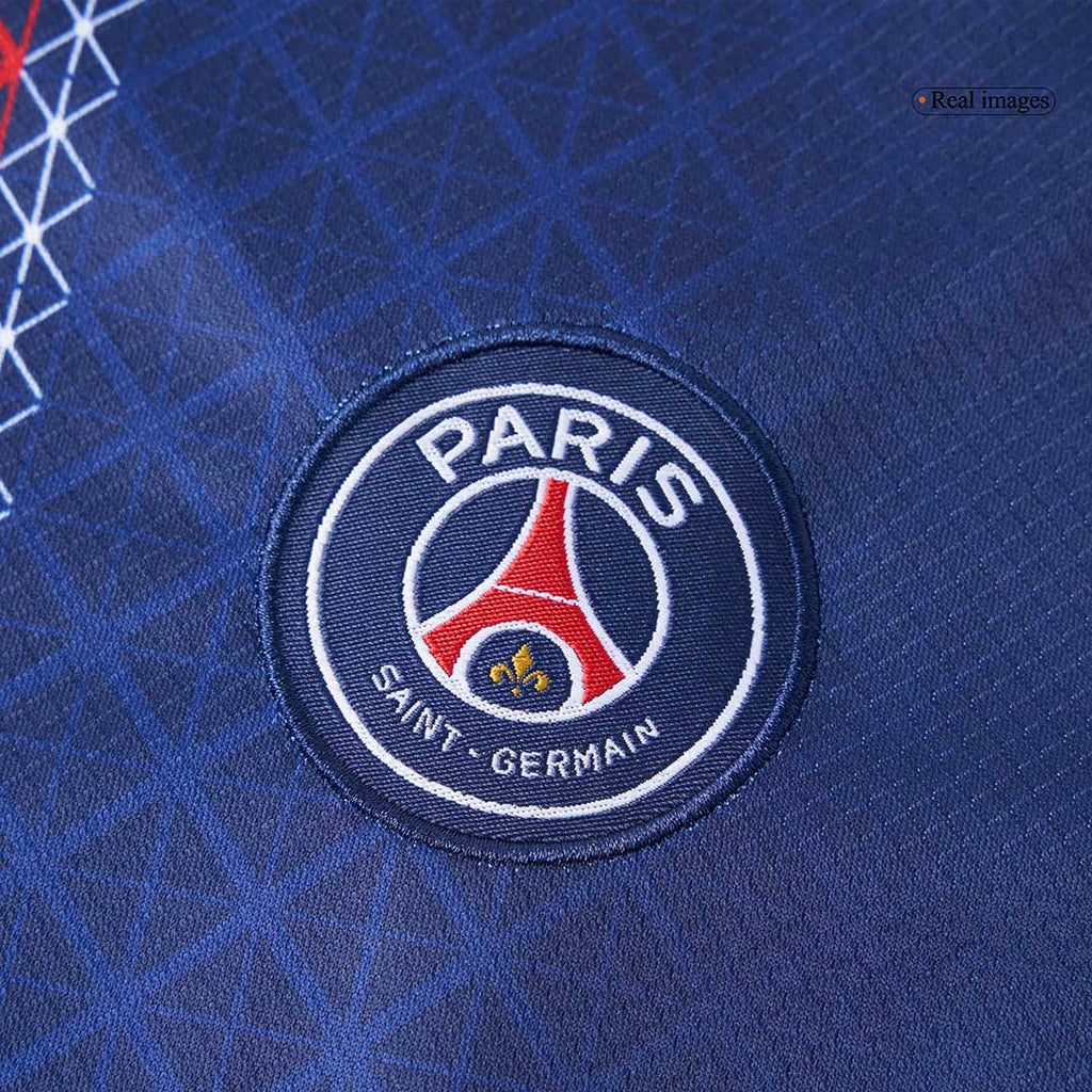 Kit de camiseta de fútbol local del PSG para niños (camiseta, pantalón corto y calcetines) 2025/26 azul marino