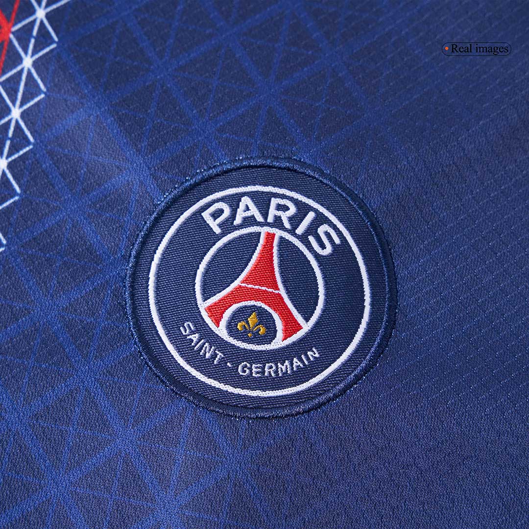 Kit de camiseta de fútbol local del PSG para niños (camiseta, pantalón corto y calcetines) 2025/26 azul marino