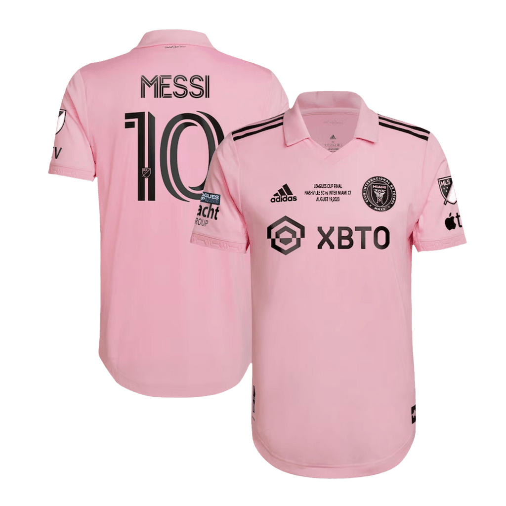 Inter Miami CF MESSI #10 Home Jersey Authentic 2023 - Leagues Cup Final - Football Shirt | SmartJerseys | Official Quality