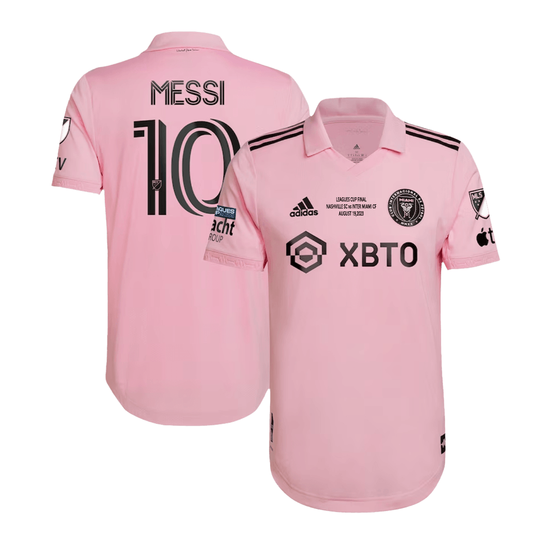 Inter Miami CF MESSI #10 Home Jersey Authentic 2023 - Leagues Cup Final - Football Shirt | SmartJerseys | Official Quality