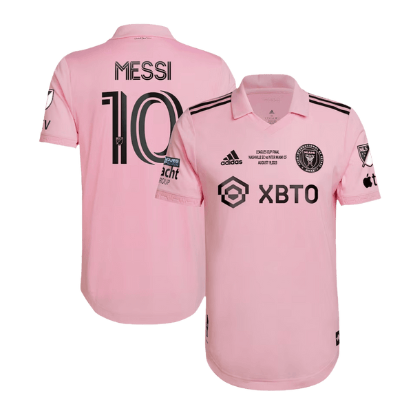 Inter Miami CF MESSI #10 Home Jersey Authentic 2023 - Leagues Cup Final - Football Shirt | SmartJerseys | Official Quality