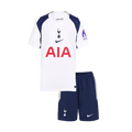 Kid's Tottenham Hotspur Home Soccer Jersey Kit(Jersey+Shorts) 25/26 White - Football Shirt | SmartJerseys | Official Quality