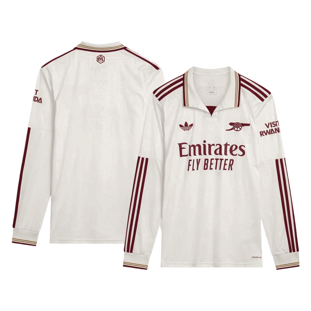 Arsenal Long Sleeve Third Away Soccer Jersey 2025/26