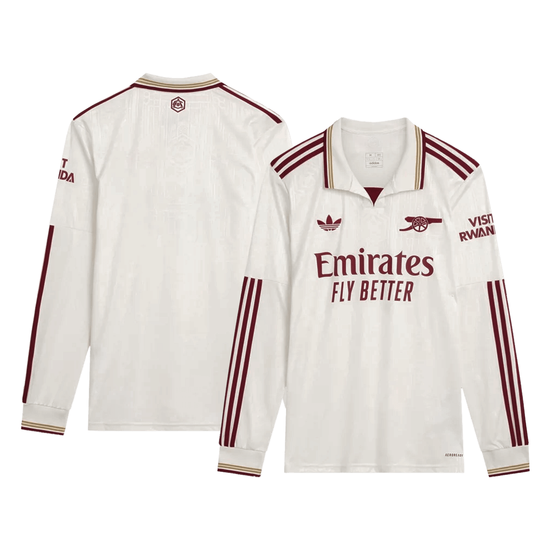 Arsenal Long Sleeve Third Away Soccer Jersey 2025/26
