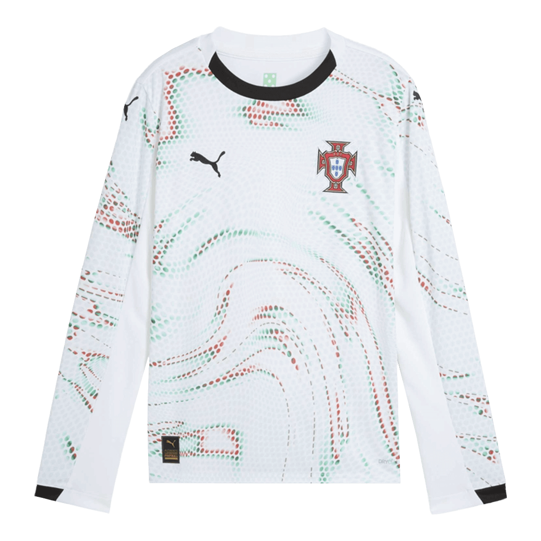 Portugal Long Sleeve Away Soccer Jersey 2025 - Football Shirt | SmartJerseys | Official Quality