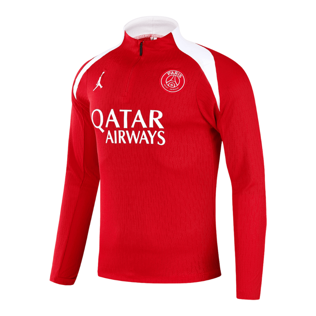Sudadera con cremallera PSG para niño (camiseta y pantalón), color rojo, 25/26