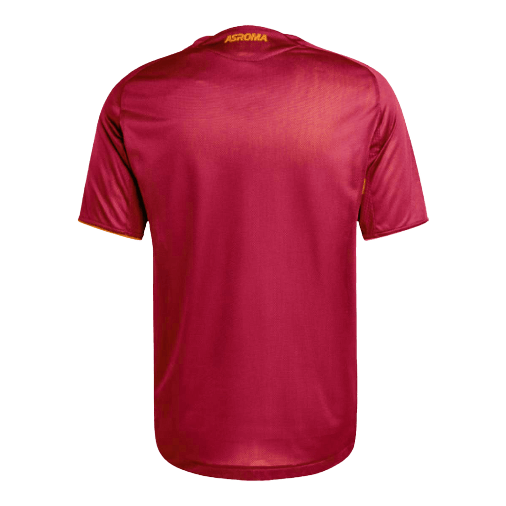 Camiseta de fútbol local de la Roma 25/26 auténtica, roja