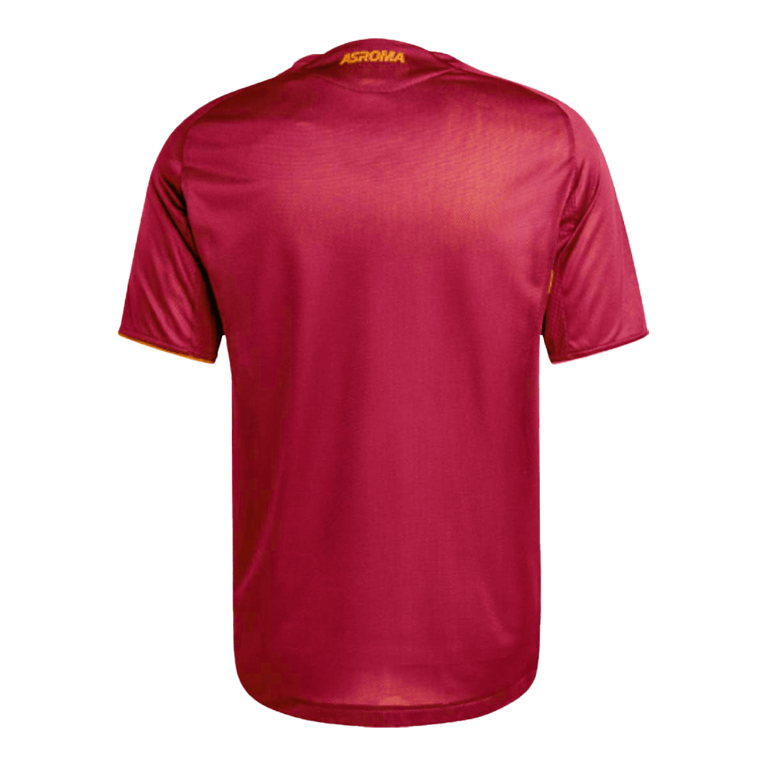 Camiseta de fútbol local de la Roma 25/26 auténtica, roja