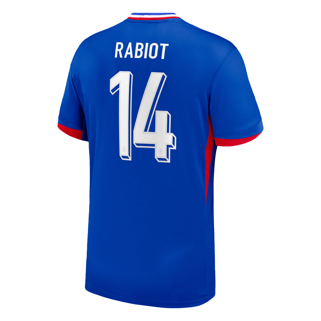 RABIOT n°14 Maillot domicile de l'Euro 2024 de l'équipe de France Bleu 