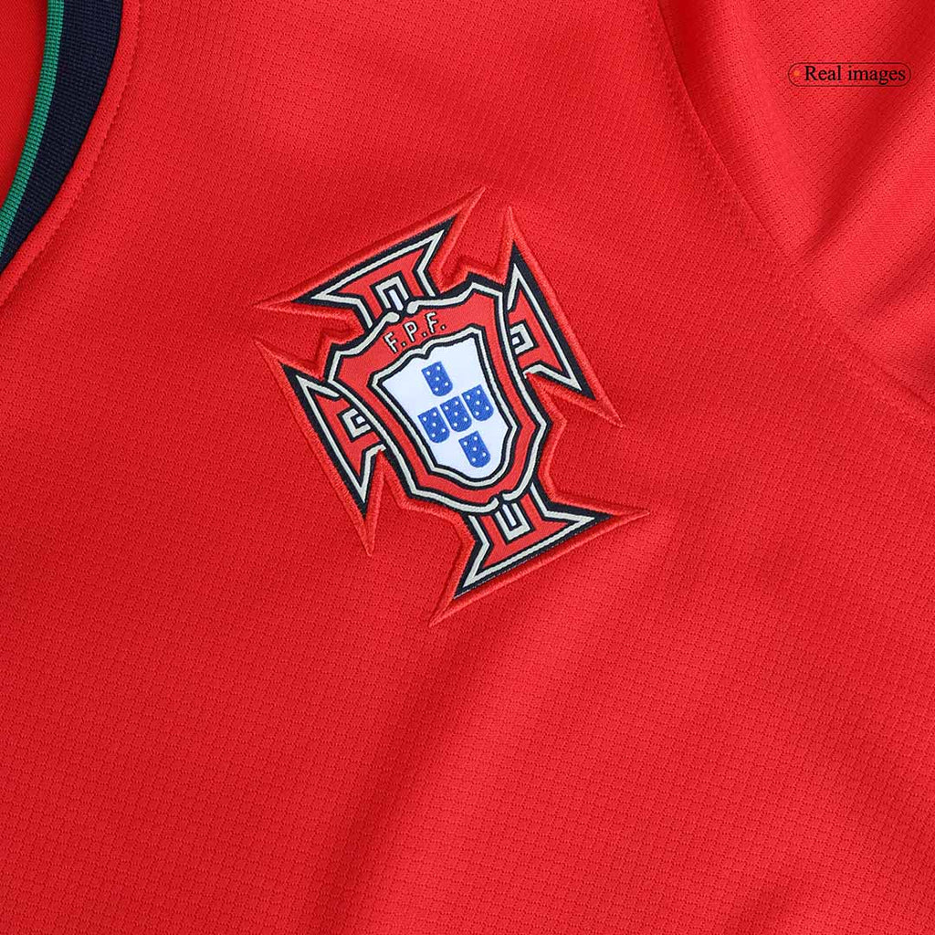 Camiseta Portugal R.LEÃO #17 Primera Equipación EURO 2024