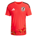 Maillot de gardien de but du Japon pour la Coupe du Monde de la FIFA 2026 (Rouge)