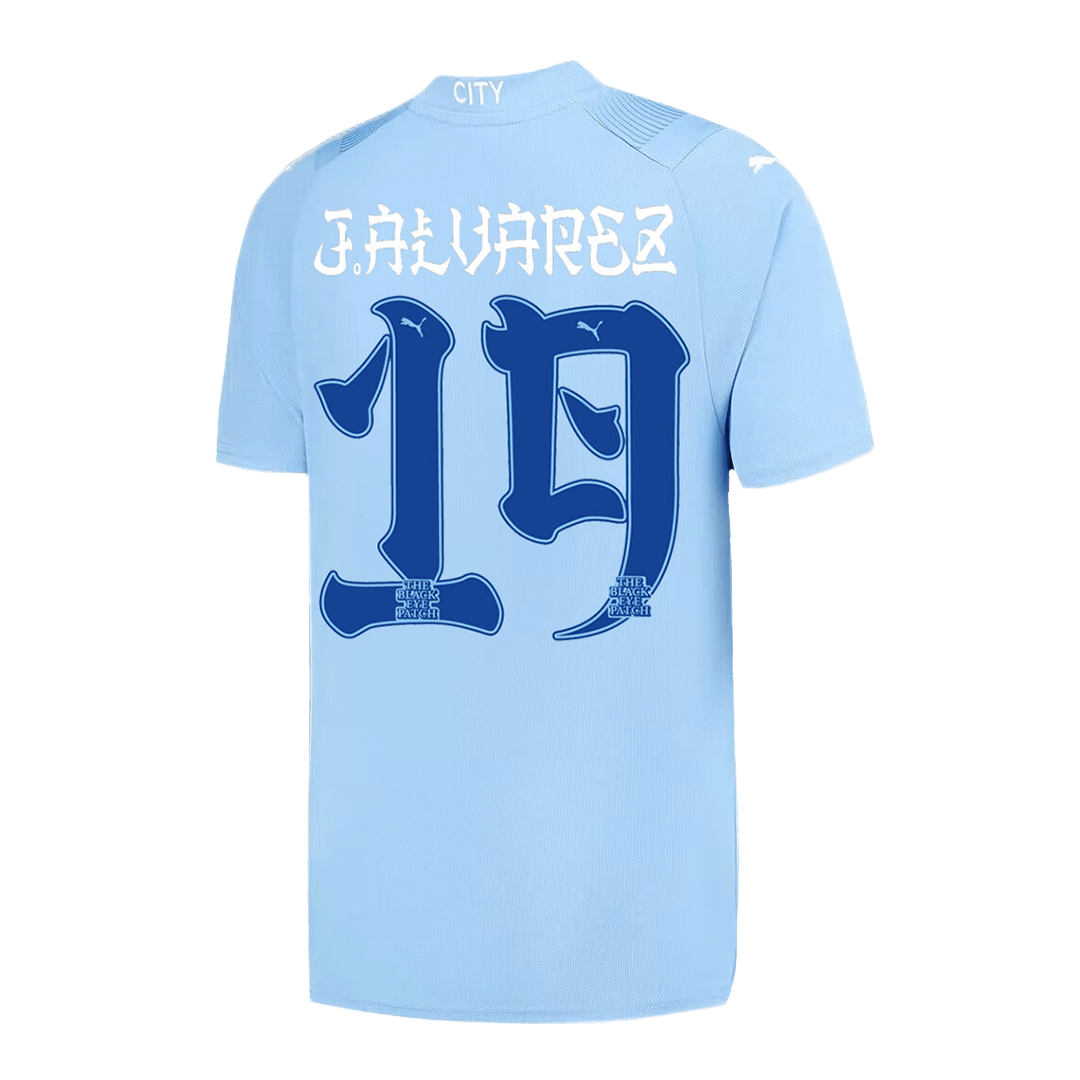 Manchester City J.ALVAREZ #19 Japanese Tour Printing Home Jersey 2023/24 - Football Shirt | SmartJerseys | Official Quality