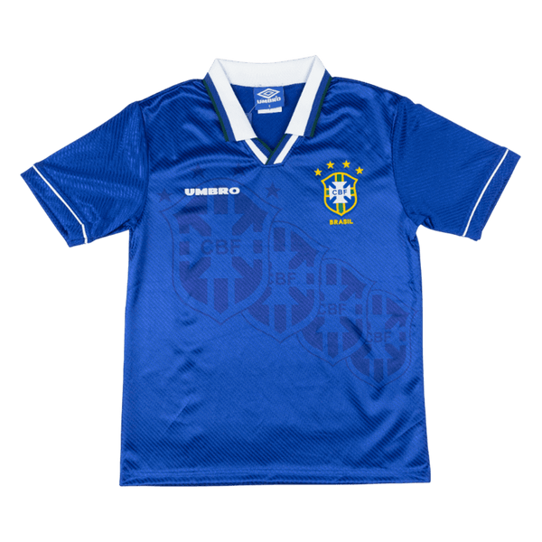 Brazil Away Soccer Jersey Retro 94/96 - Football Shirt | SmartJerseys | Official Quality