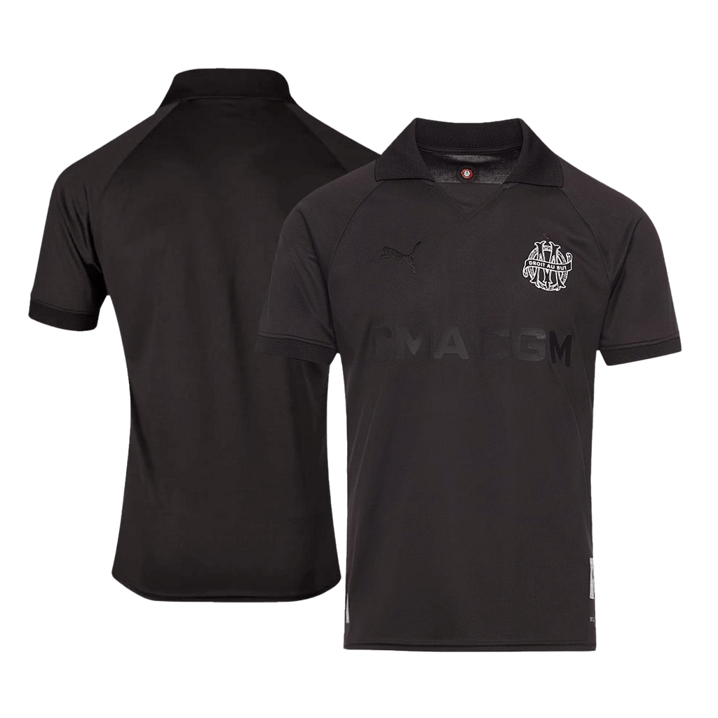 Marseille Goalkeeper Soccer Jersey 2024/25 - Black（125th Anniversary）
