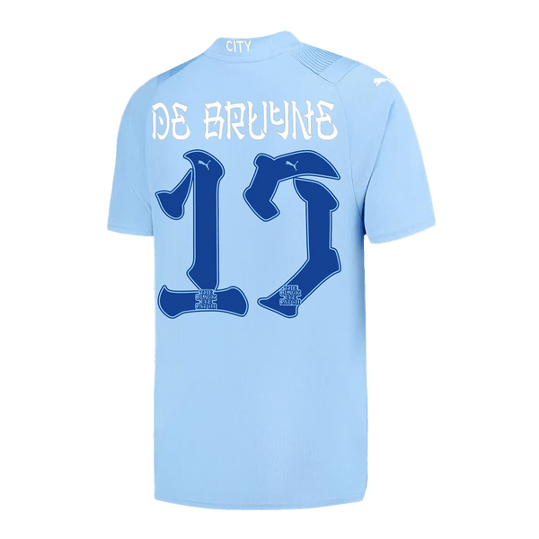 Manchester City DE BRUYNE #17 Japanese Tour Printing Home Jersey 2023/24 - Football Shirt | SmartJerseys | Official Quality
