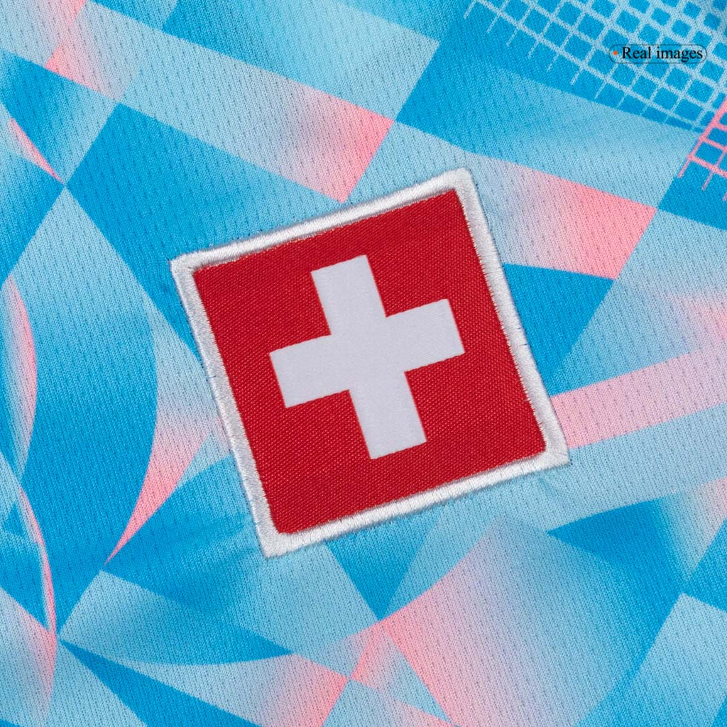 Switzerland Away Soccer Jersey World Cup 2026 Blue