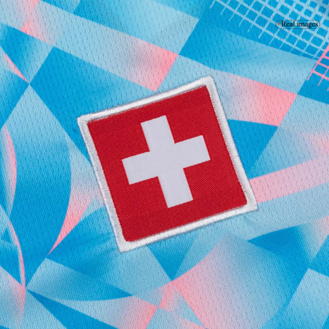Switzerland Away Soccer Jersey World Cup 2026 Blue