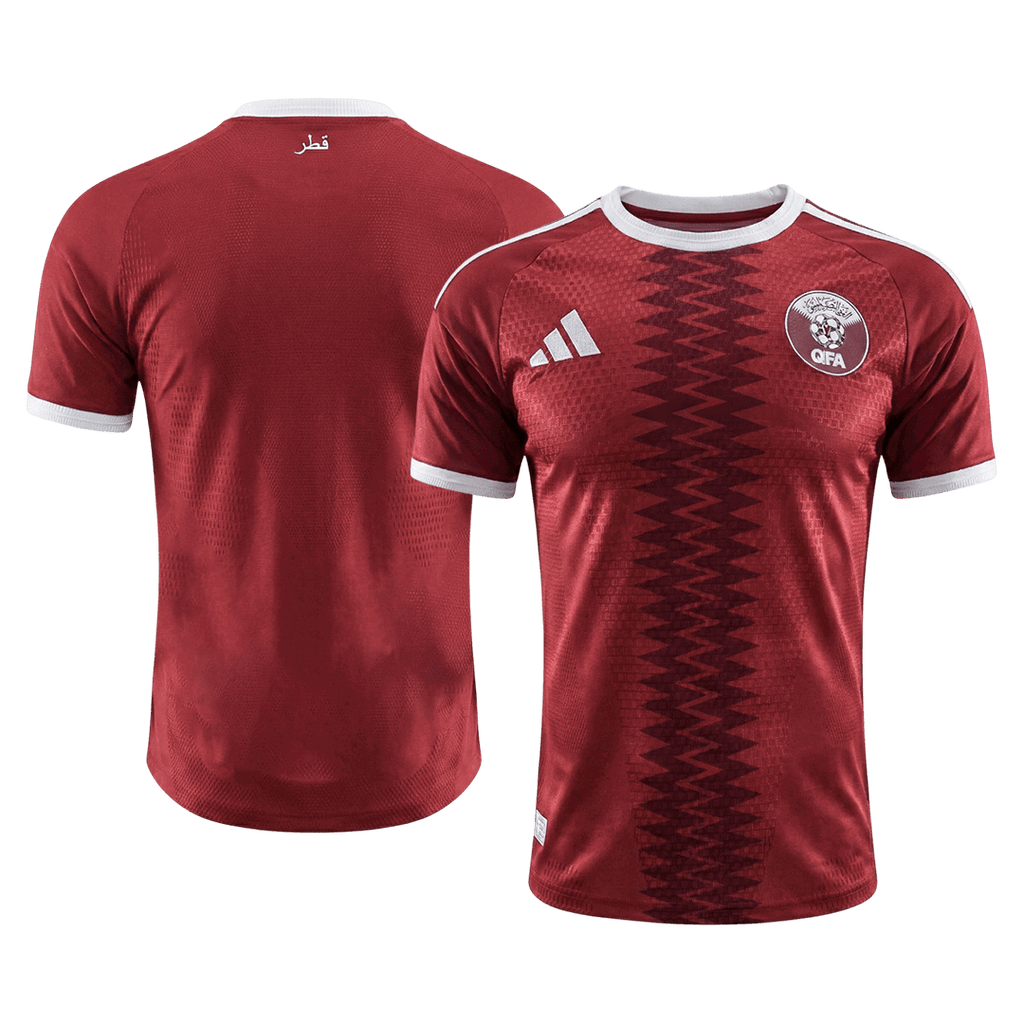 Qatar Home Soccer Jersey Authentic 2026