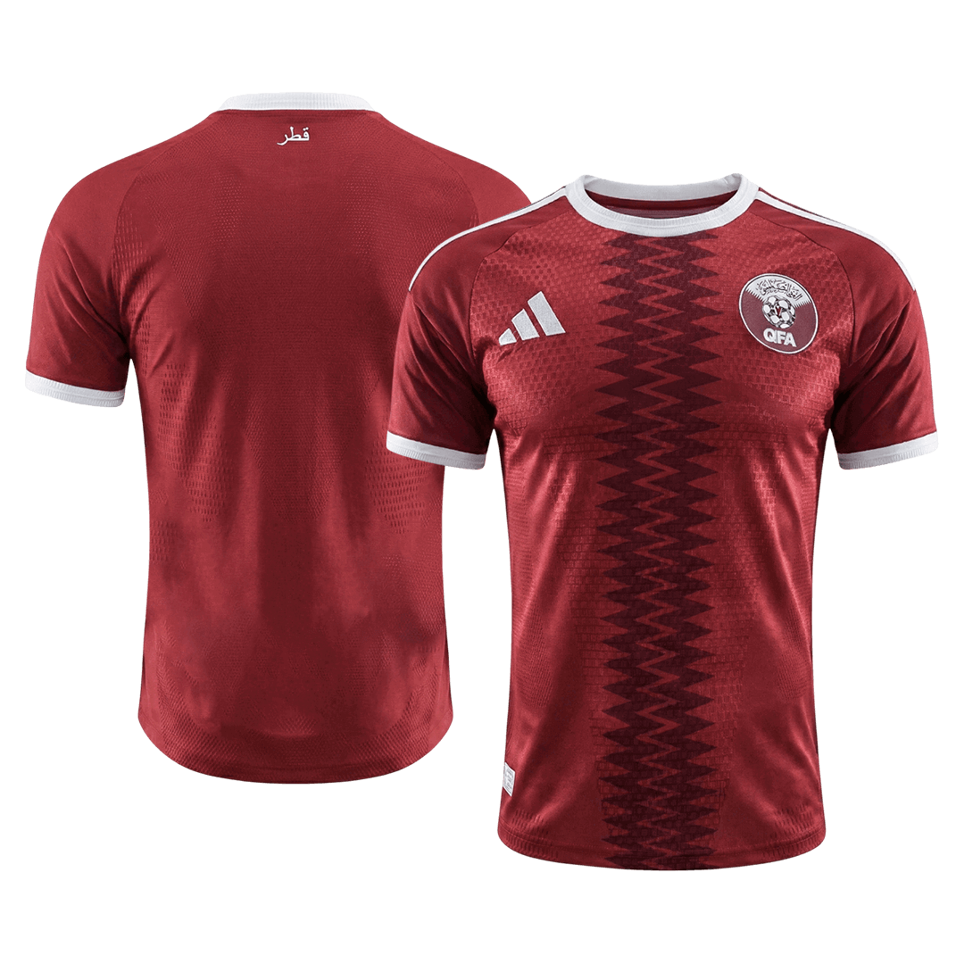 Qatar Home Soccer Jersey Authentic 2026