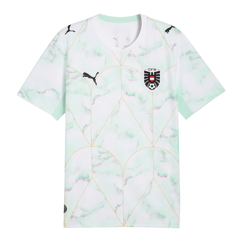 Austria Away Soccer Jersey World Cup 2026 Blue - blue front view - SmartJerseys
