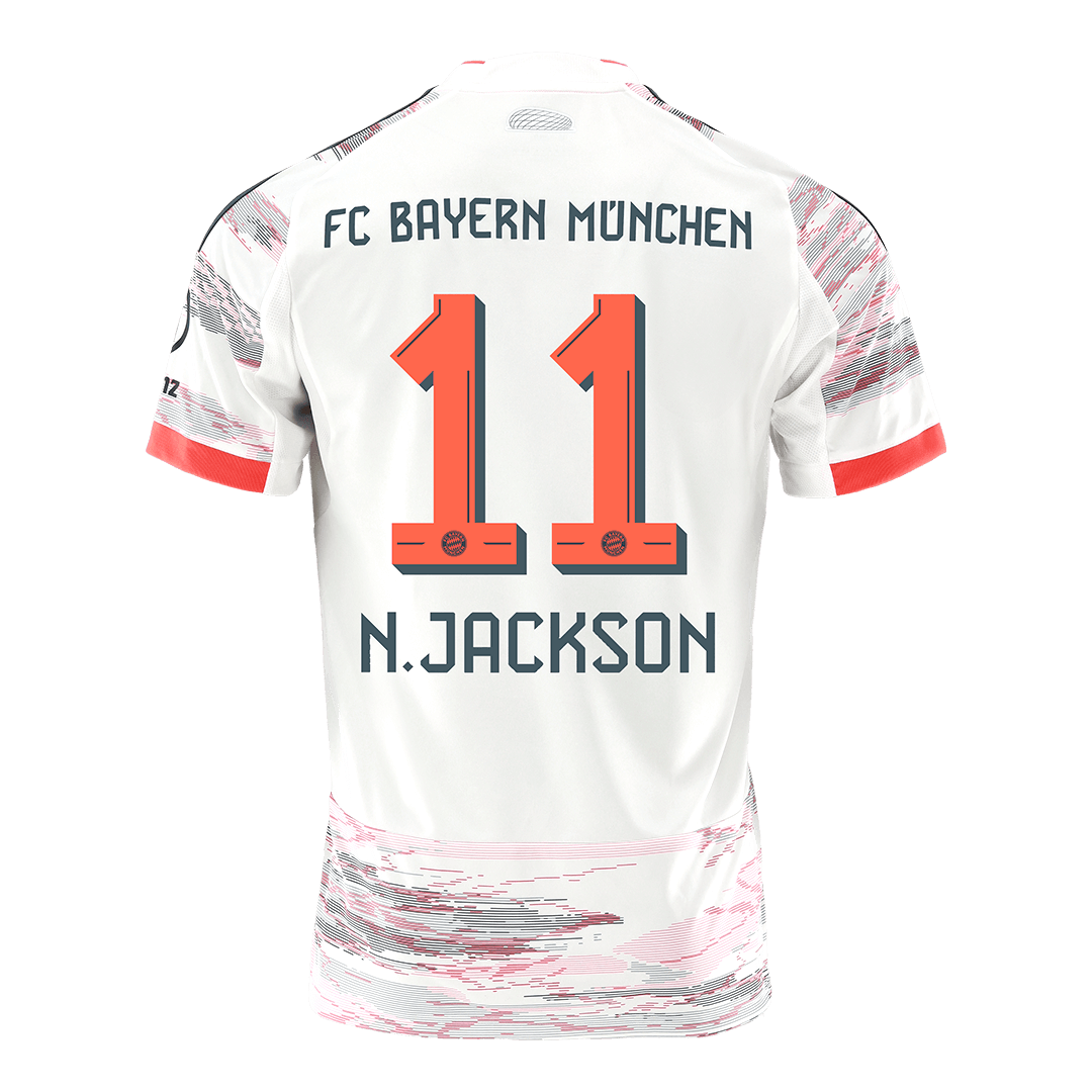 Bayern Munich N.JACKSON #11 Away Soccer Jersey 2025/26