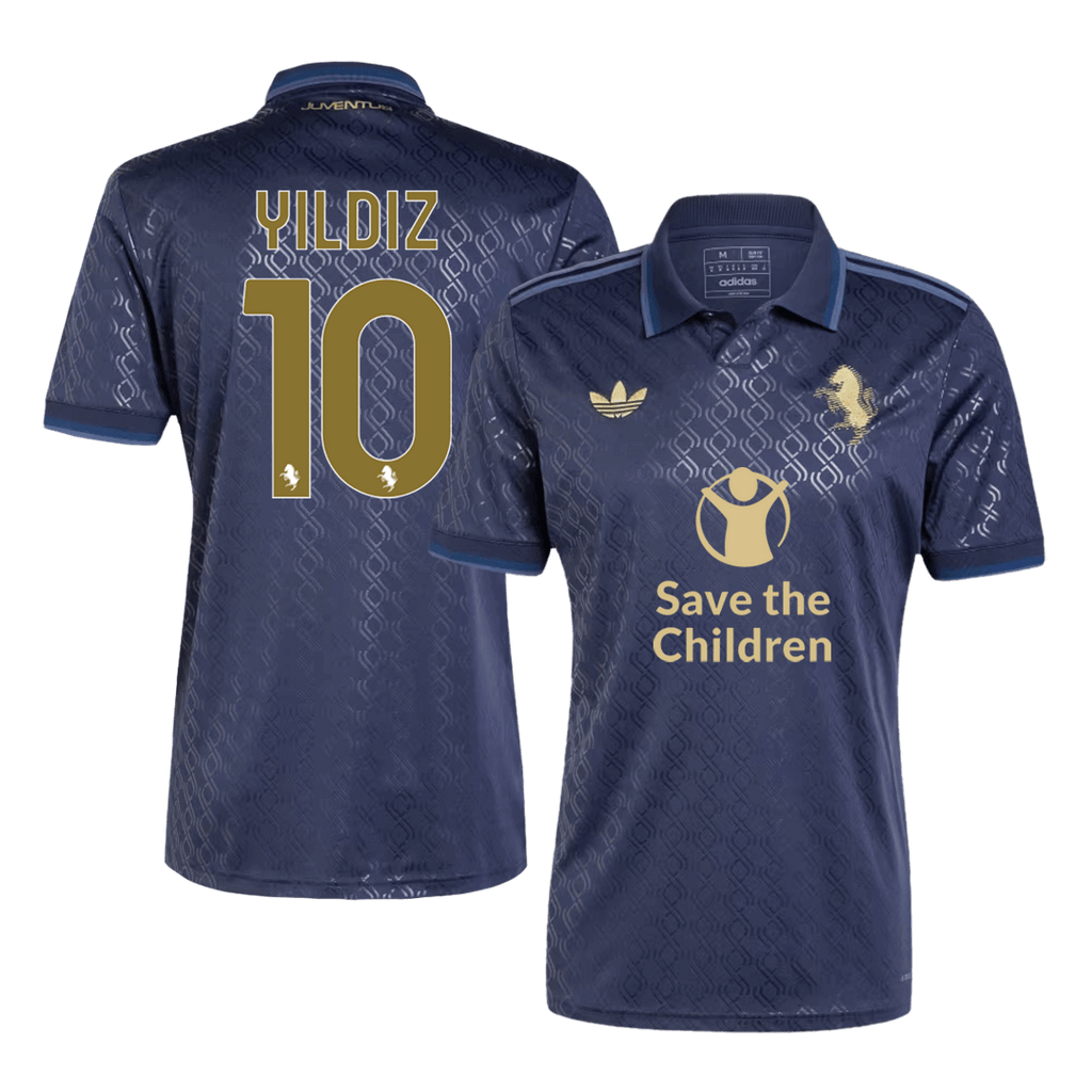 Juventus YILDIZ #10 Third Away Soccer Jersey 2024/25 - Save The Children Sponsor - Football Shirt | SmartJerseys | Official Quality
