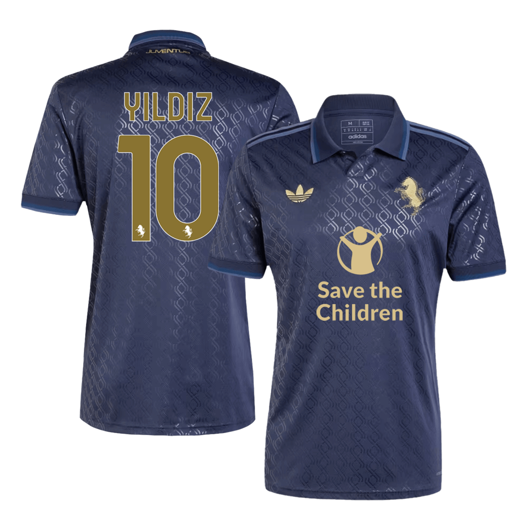 Juventus YILDIZ #10 Third Away Soccer Jersey 2024/25 - Save The Children Sponsor - Football Shirt | SmartJerseys | Official Quality