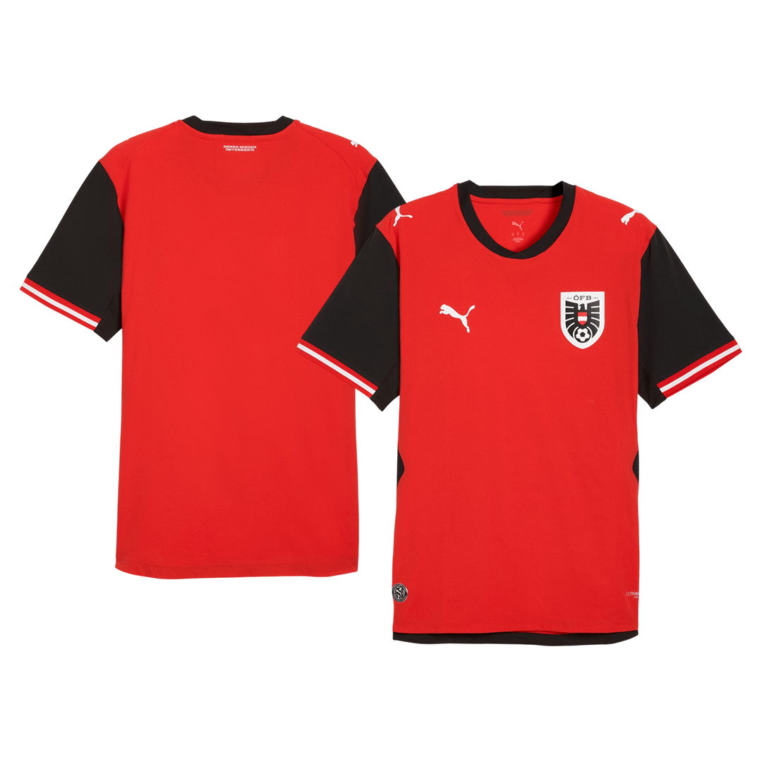 Austria Home Soccer Jersey Authentic 2026