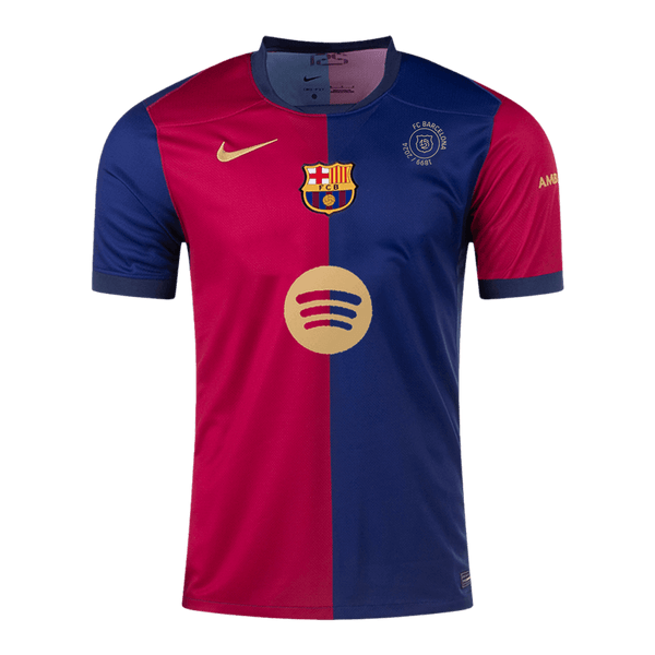 Barcelona Home Jersey 2024/25 - 125th Anniversary(Spotify Logo Without Text) - Football Shirt | SmartJerseys | Official Quality