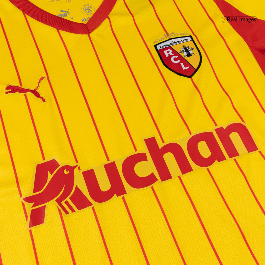 RC Lens THAUVIN #10 Home Soccer Jersey 2025/26
