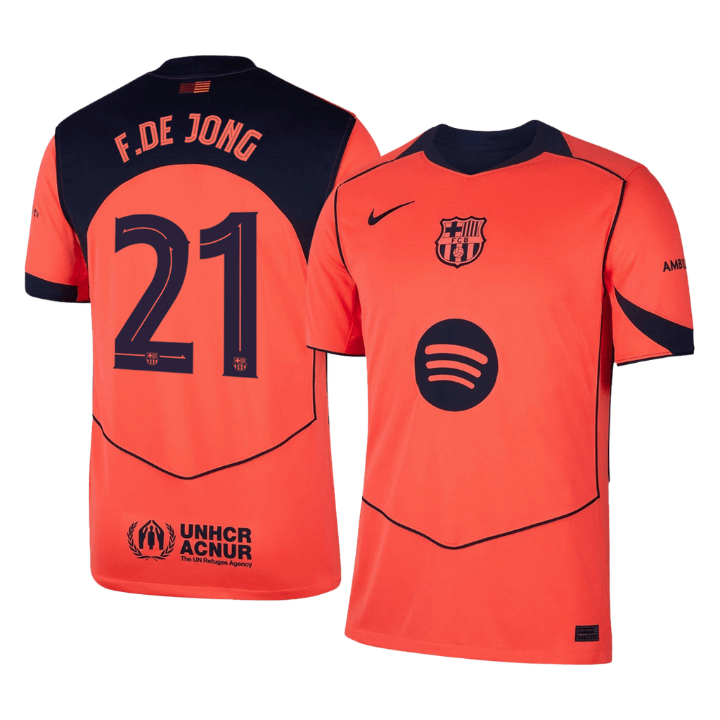 Barcelona F.DE JONG #21 Third Away Soccer Jersey 2025/26 - UCL Edition - Football Shirt | SmartJerseys | Official Quality