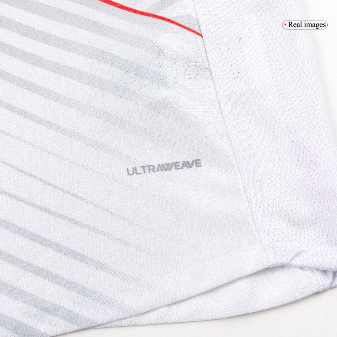 Camiseta de fútbol local auténtica del RB Leipzig 25/26 blanca