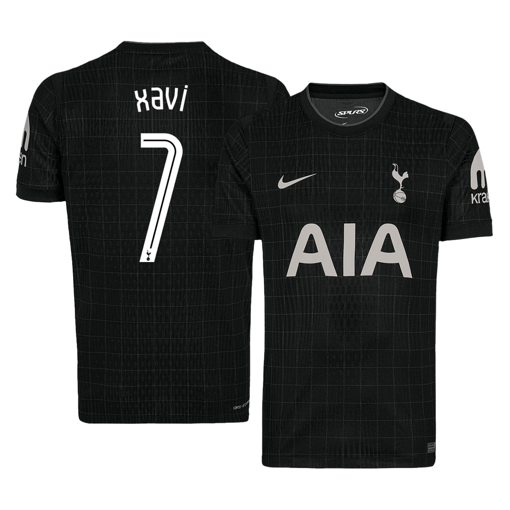 Tottenham Hotspur XAVI #7 Away Soccer Jersey 2025/26 - UCL Edition - Football Shirt | SmartJerseys | Official Quality