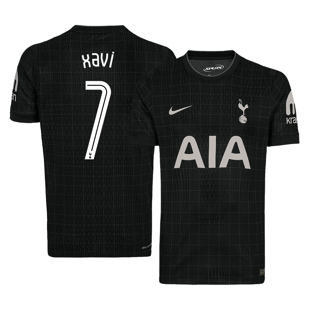 Tottenham Hotspur XAVI #7 Away Soccer Jersey 2025/26 - UCL Edition - Football Shirt | SmartJerseys | Official Quality