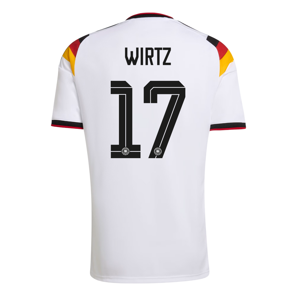 WIRTZ #17 Germany Home Soccer Jersey World Cup 2026 White