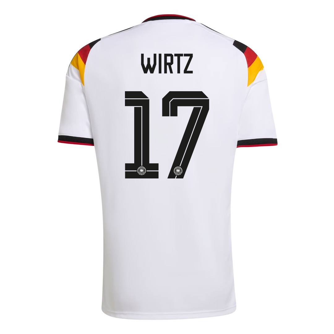 WIRTZ #17 Germany Home Soccer Jersey World Cup 2026 White