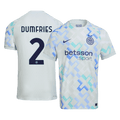 DUMFRIES #2 Authentic Inter Milan Away Soccer Jersey 2025/26 Blue - Football Shirt | SmartJerseys | Official Quality