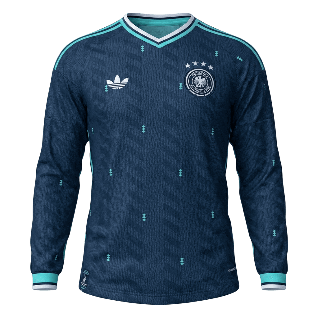 Camiseta de fútbol visitante de manga larga de Alemania 2026