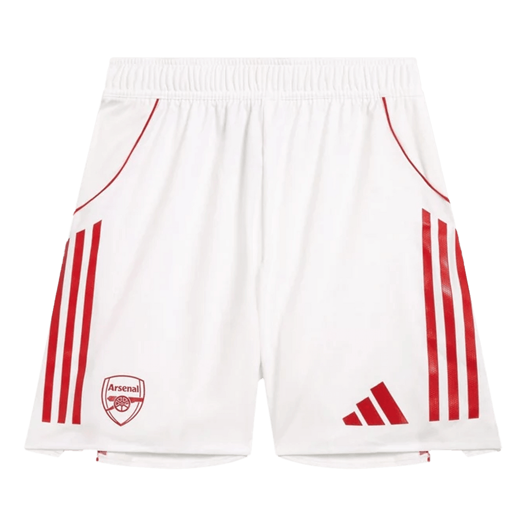 Arsenal Home Soccer Shorts Authentic 2025/26 - Football Shirt | SmartJerseys | Official Quality