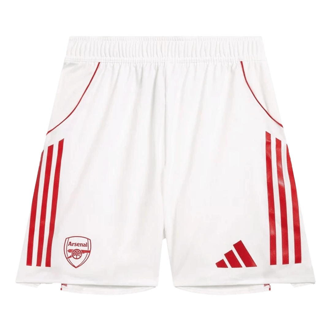 Arsenal Home Soccer Shorts Authentic 2025/26 - Football Shirt | SmartJerseys | Official Quality