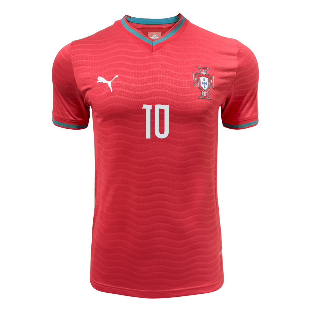 Portugal BERNARDO #10 Home Soccer Jersey Authentic 2026