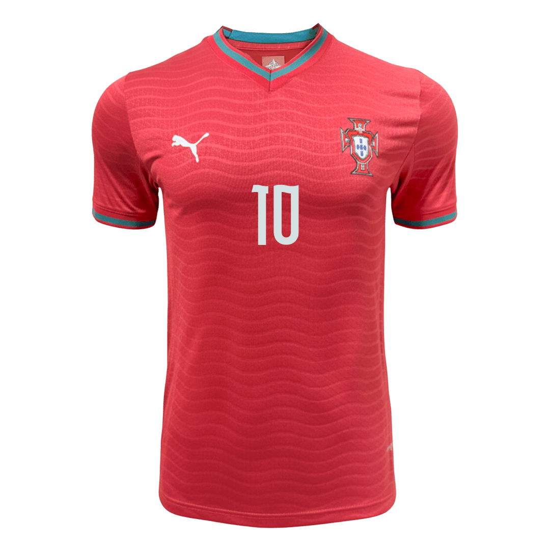 Portugal BERNARDO #10 Home Soccer Jersey Authentic 2026