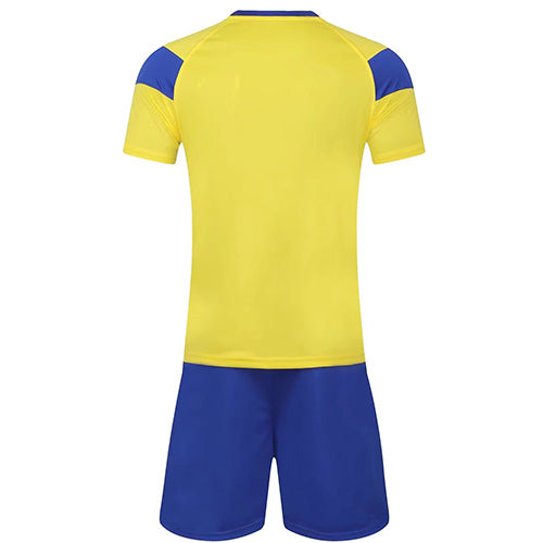 Kit de camiseta personalizada NK-761 (camiseta y pantalón corto), amarillo