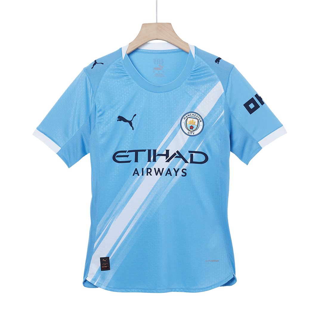 REIJNDERS #4 Authentic Manchester City Home Soccer Jersey 2025/26 Blue