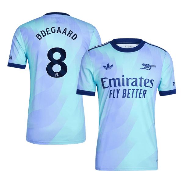 Arsenal ØDEGAARD #8 Third Away Soccer Jersey Authentic 2024/25 - Football Shirt | SmartJerseys | Official Quality