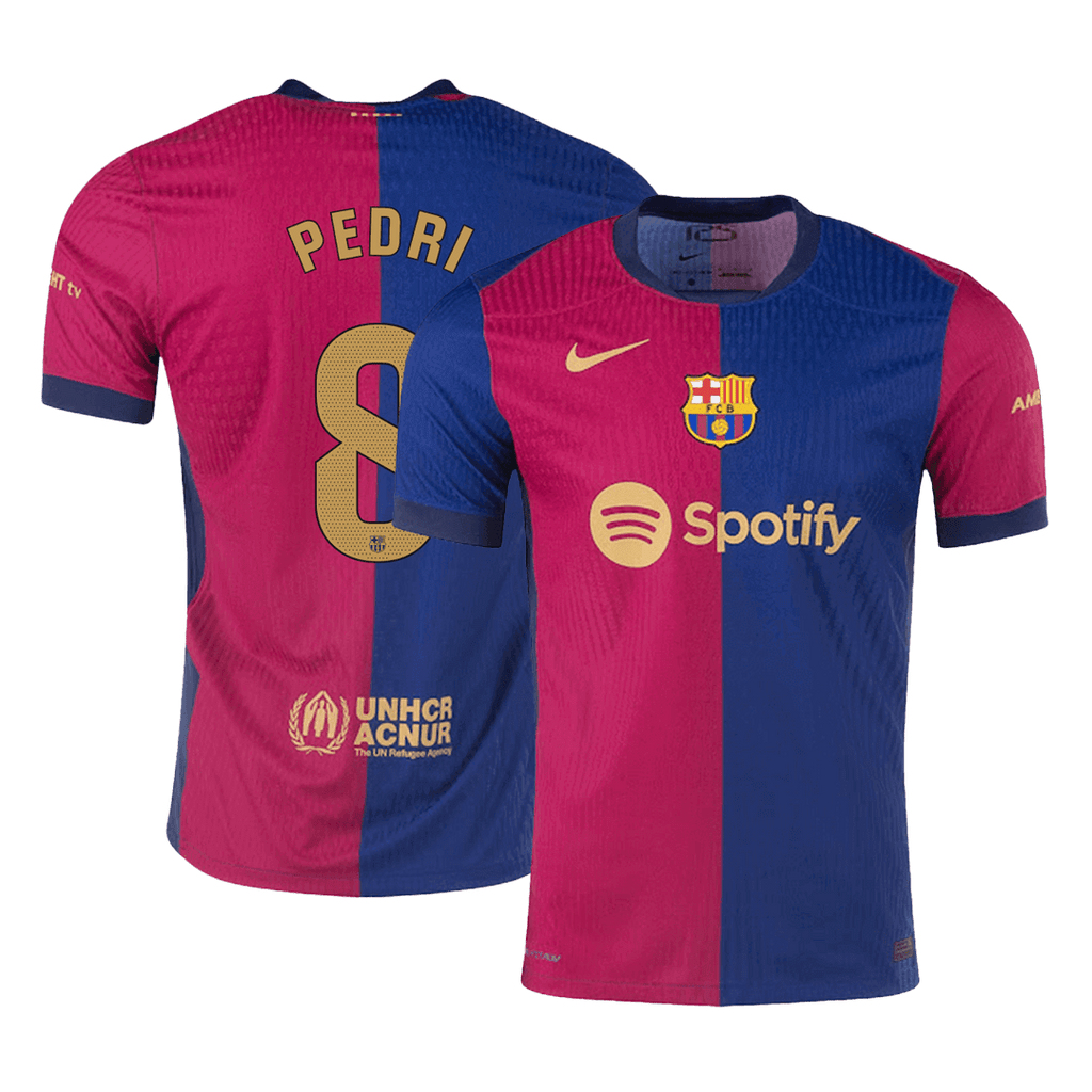 Barcelona PEDRI #8 Home Jersey Authentic 2024/25 - Football Shirt | SmartJerseys | Official Quality