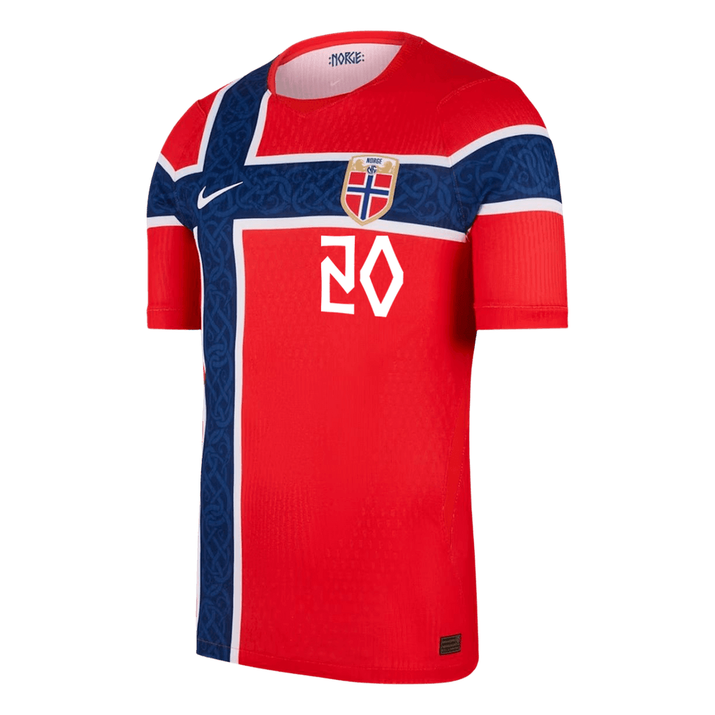 Norway NUSA #20 Home Soccer Jersey Authentic 2026