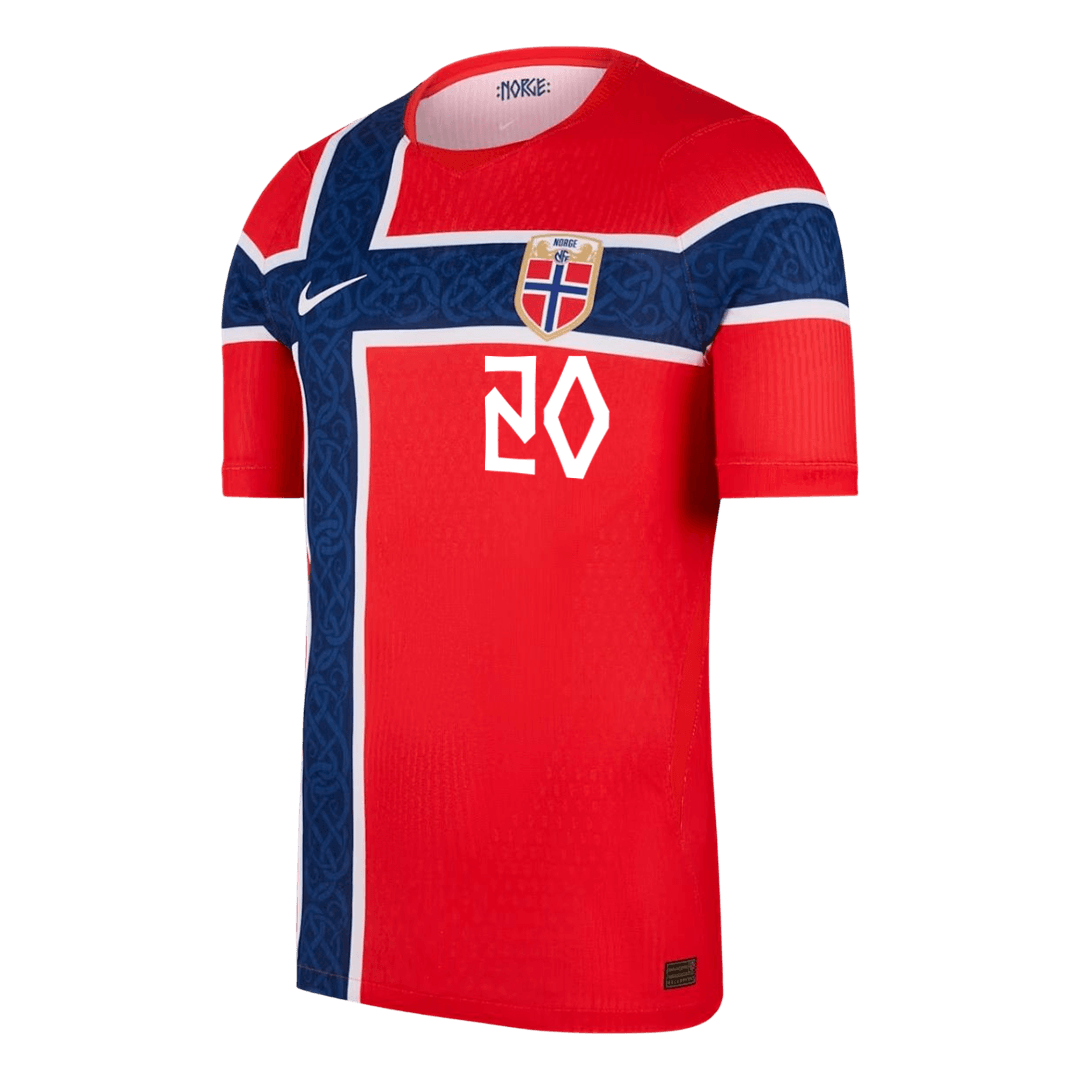 Norway NUSA #20 Home Soccer Jersey Authentic 2026